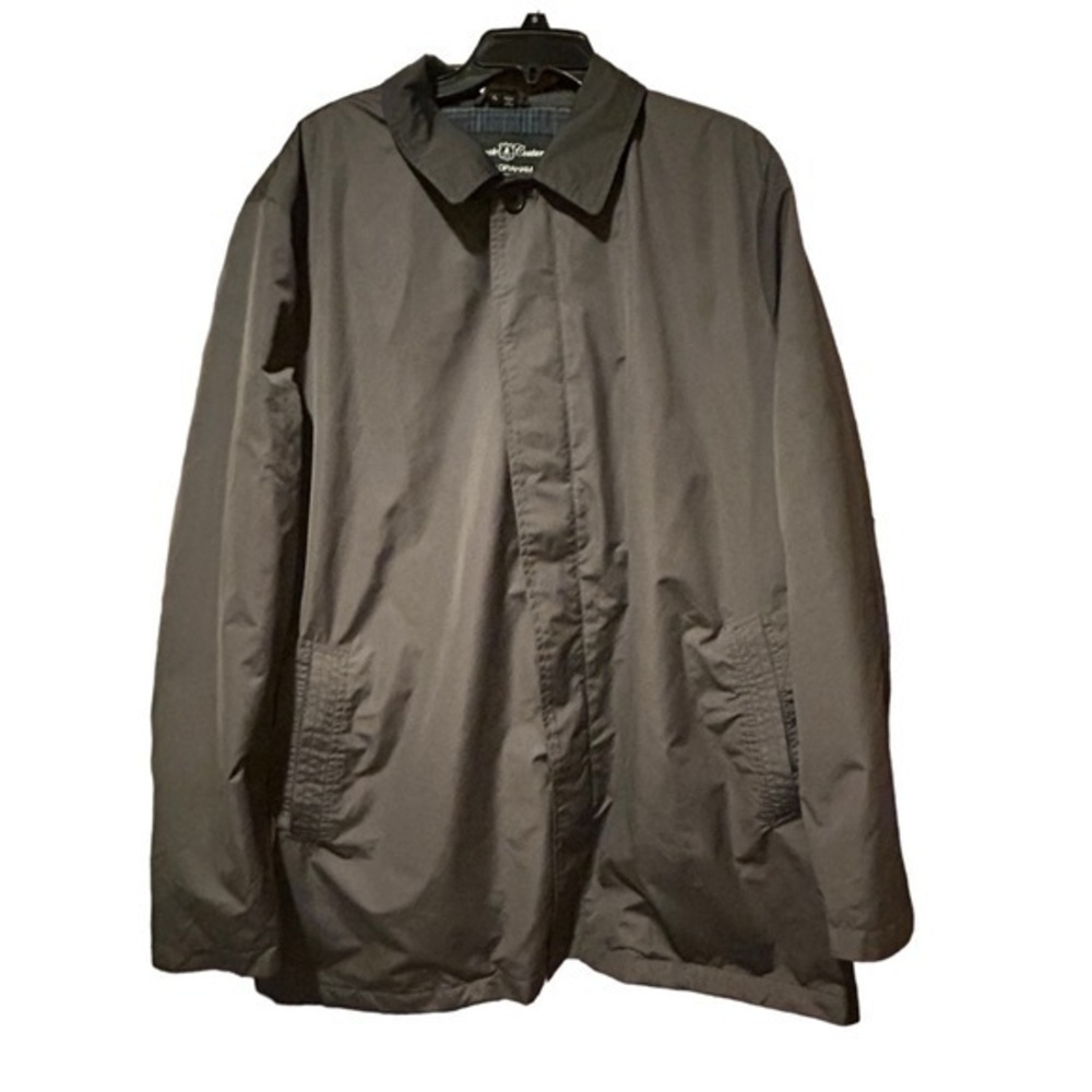 Nick Graham Climate Couture‎ Men’s Rain Jacket Overcoat XL Full Zip Gray